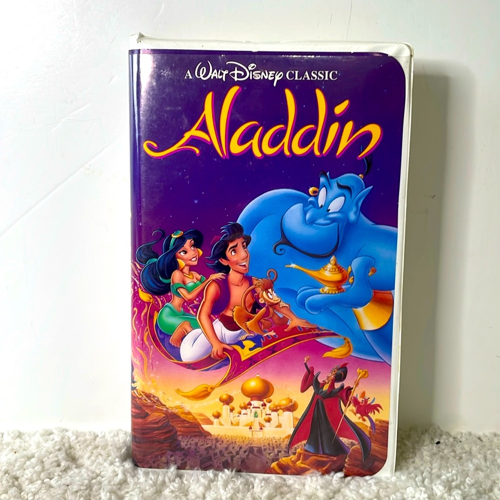 - 🍒 3 for 15 🍒 Walt Disney's Aladdin VHS 1993 BLACK DIAMOND EDITION Classics